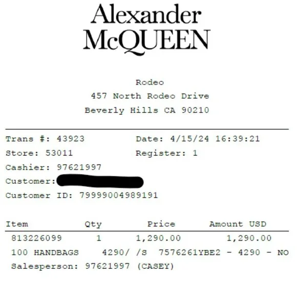 Alexander McQueen handbag - Picture 5 of 5